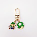 Mario Metal Keychain Manufacturer - OEM/ODM Custom 4 Style Luigi Bowser