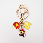 Mario Metal Keychain Manufacturer - OEM/ODM Custom 4 Style Luigi Bowser