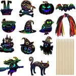 Scratch Card Set Manufacturer - OEM/ODM Custom Halloween Magic Rainbow DIY