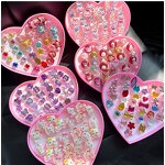 Sanrio Ring Set Manufacturer - OEM/ODM Custom 36 Pcs Cute Girl Gem Jewelry