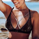 Bikini Body Chain Manufacturer - OEM/ODM Custom Lisa Sexy Rhinestone Bra