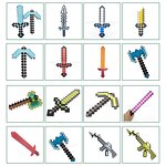 Minecraft Sword Toy Manufacturer - OEM/ODM Custom 37 Style My World EVA Froth