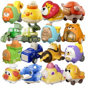 Press and Go Car Manufacturer - OEM/ODM Custom Friction Animal Racing Toys