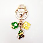 Mario Metal Keychain Manufacturer - OEM/ODM Custom 4 Style Luigi Bowser