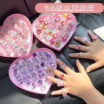 Sanrio Ring Set Manufacturer - OEM/ODM Custom 36 Pcs Cute Girl Gem Jewelry