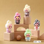 Rabbit Blind Box Manufacturer - OEM/ODM Custom 10pcs Kawaii Flocking Baby