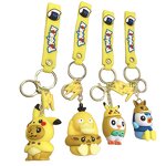 Eevee Keychain Manufacturer - OEM/ODM Custom 5 Styles Cos Pikachu Psyduck