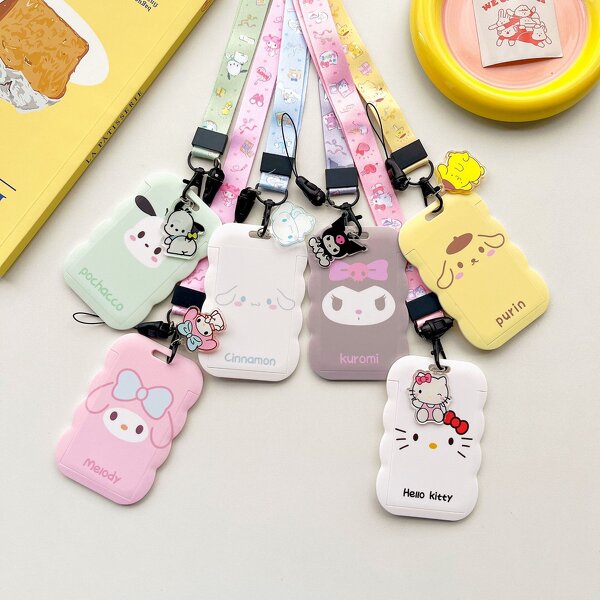 Sanrio Student Lanyard Manufacturer - OEM/ODM Custom Cartoon Chest Card Holder