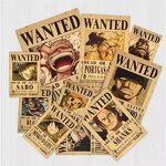 One Piece Wanted Poster Manufacturer - OEM/ODM Custom Anime Bounty Poster Set