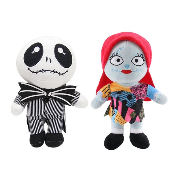 Nightmare Plush Toy Manufacturer - OEM/ODM Custom 23-25cm Jack Skellington Sally