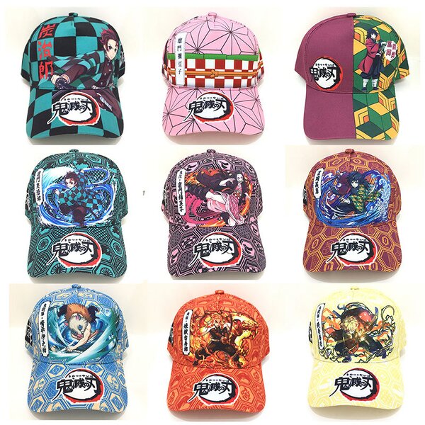 Demon Slayer Baseball Cap Manufacturer - OEM/ODM Custom 16 Styles Peaked Hip Hop