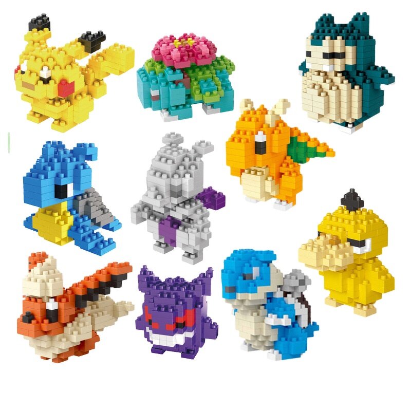 Micro Pokemon Blocks Manufacturer - OEM/ODM Custom 44 Styles Gengar Charizard