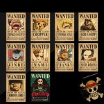 One Piece Wanted Poster Manufacturer - OEM/ODM Custom Anime Bounty Poster Set