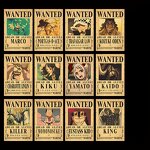 One Piece Wanted Poster Manufacturer - OEM/ODM Custom Anime Bounty Poster Set
