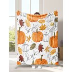 Halloween Throw Blanket Manufacturer - OEM/ODM Custom Jacquard Pumpkin Ghost