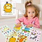Pokemon Sticker Set Manufacturer - OEM/ODM Custom 6 Sheets DIY Puzzle Waterproof