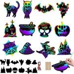 Scratch Card Set Manufacturer - OEM/ODM Custom Halloween Magic Rainbow DIY