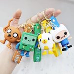 Adventure Time Keychain Manufacturer - OEM/ODM Custom 4 Styles Finn Bubblegum