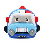 Car Plush Backpack Manufacturer - OEM/ODM Custom 10 Styles Cartoon Racer Police