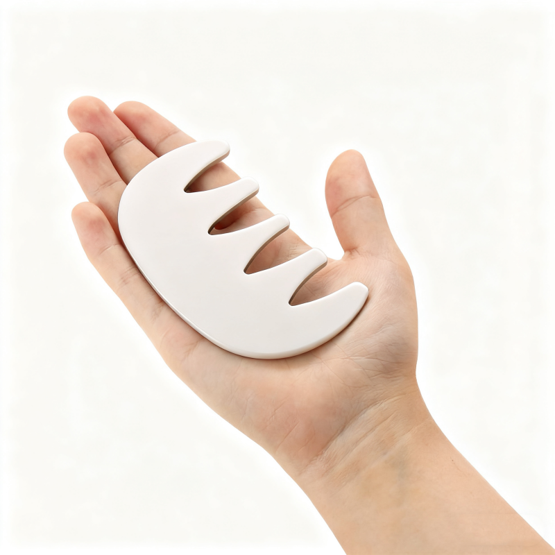 Hair Comb Supplier - Bulk Stainless Steel Wide-Tooth Scalp Massager