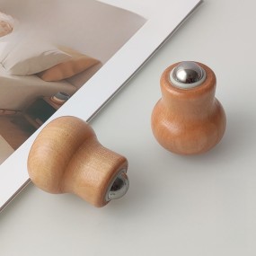 Facial Roller Factory - OEM Portable Stainless Steel Gourd Guasha Massager