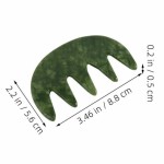 头皮按摩器工厂-代工玉石穴位靶向头部活力梳