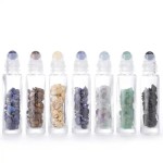 玻璃滚珠瓶供应商-批发10ml宝石滚珠天然水晶