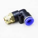 Elbow Fitting Manufacturer - OEM/ODM Custom 4-16mm BSP M5 90 Degree PL