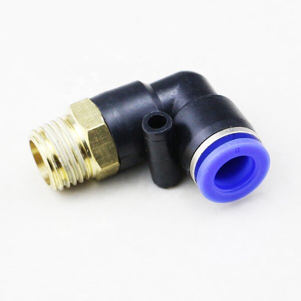 Elbow Fitting Manufacturer - OEM/ODM Custom 4-16mm BSP M5 90 Degree PL