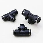 Plastic Tee Fitting Manufacturer - OEM/ODM Custom PE 4-16mm 3 Way Quick