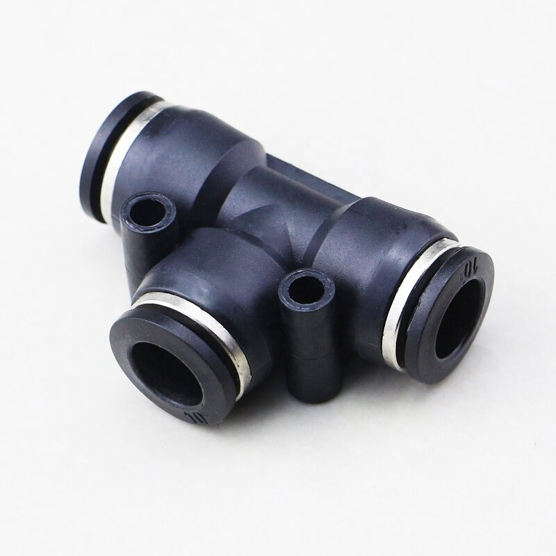 Plastic Tee Fitting Manufacturer - OEM/ODM Custom PE 4-16mm 3 Way Quick