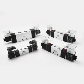 Solenoid Valve Manufacturer - OEM/ODM Custom 4V120-06 4V220-08 5 Port 2 Pos