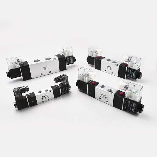 Solenoid Valve Manufacturer - OEM/ODM Custom 4V120-06 4V220-08 5 Port 2 Pos