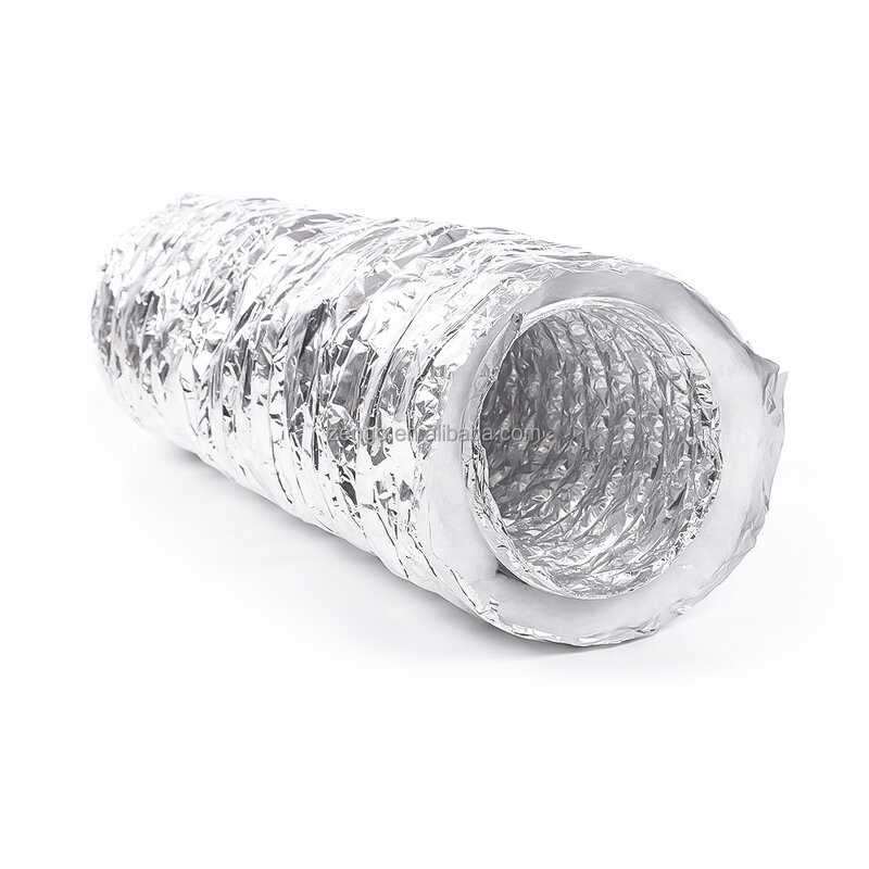 Insulated Flexible Duct Factory - OEM Ventilation Aluminum Polyester for HVAC
