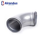 Spiral Duct Elbow Manufacturer - OEM 90 Degree BF90 GI for HVAC Ducting