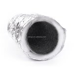 Insulated Flexible Duct Factory - OEM Ventilation Aluminum Polyester for HVAC