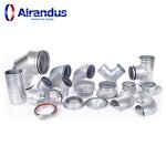 Spiral Duct Elbow Supplier - OEM 90 Degree BF90 GI Fittings for Ventilation