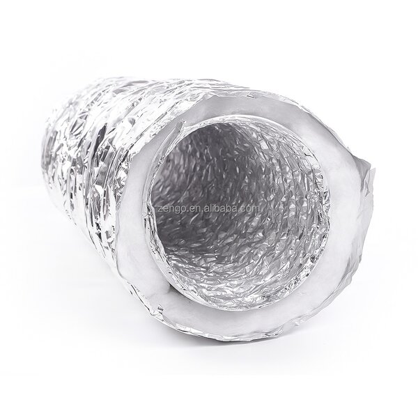 Aluminum Flexible Duct Factory - OEM 1 Polyester & 1 Aluminum for HVAC