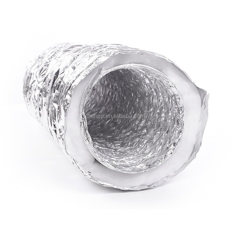 Aluminum Flexible Duct Factory - OEM 1 Polyester & 1 Aluminum for HVAC