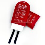 2x2 Fire Blanket Manufacturer - OEM/ODM Custom Lithium Flame Glass Fiber