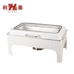 Food Warmer Manufacturer - OEM/ODM Custom 9L Gold Stainless Steel Rectangular