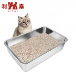 Pet Litter Box Manufacturer - OEM/ODM Custom Deep Stainless Steel Easy Clean