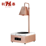 Electric Heating Lamp Manufacturer - OEM/ODM Custom Arabic Rose Gold Marble Wood
