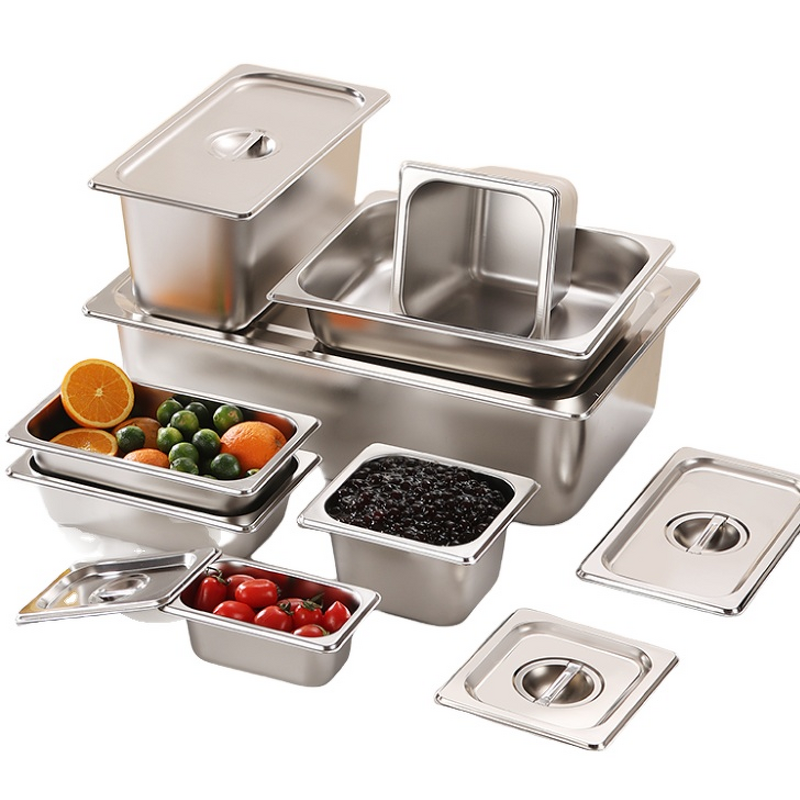 Gastronorm Pan Manufacturer - OEM/ODM Custom Stainless Steel Full Size with Lids