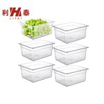 Plastic Gastronorm Pan Manufacturer - OEM/ODM Custom Clear 1/2 Size Various Depth