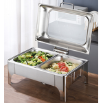 Food Warmer Manufacturer - OEM/ODM Custom 9L Gold Stainless Steel Rectangular