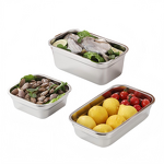Food Storage Container Manufacturer - OEM/ODM Custom 32cm*17cm Stainless Steel