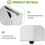 Buffet Display Tray Manufacturer - OEM/ODM Custom Stainless Steel Roll Top