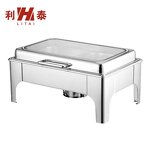 Food Warmer Manufacturer - OEM/ODM Custom 9L Gold Stainless Steel Rectangular