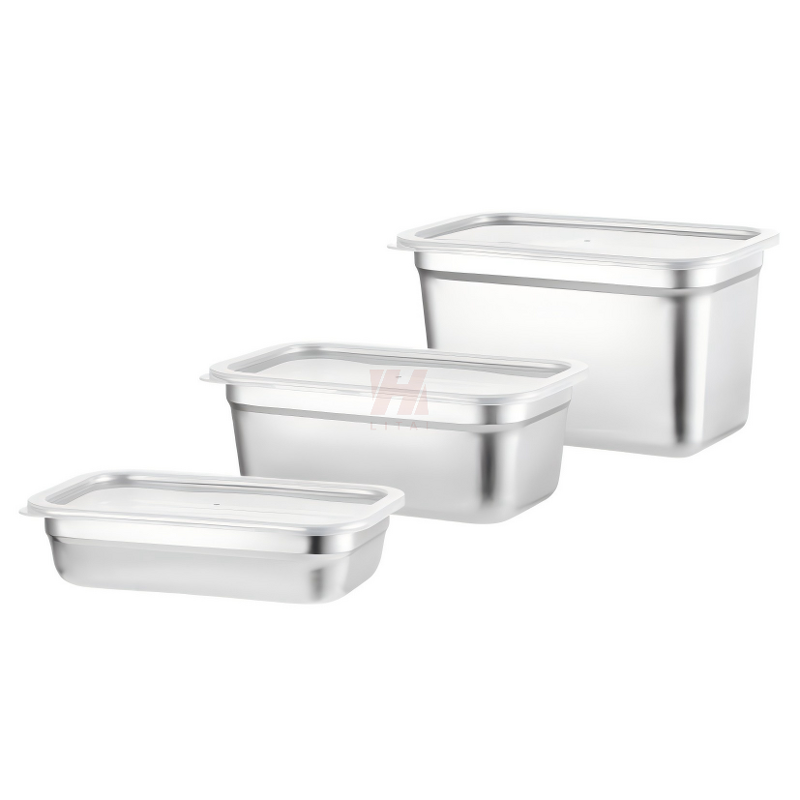 Meat Marinating Container Manufacturer - OEM/ODM Custom 3 Set Stainless Steel
